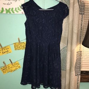 Blue Floral/lace a.beyer dress